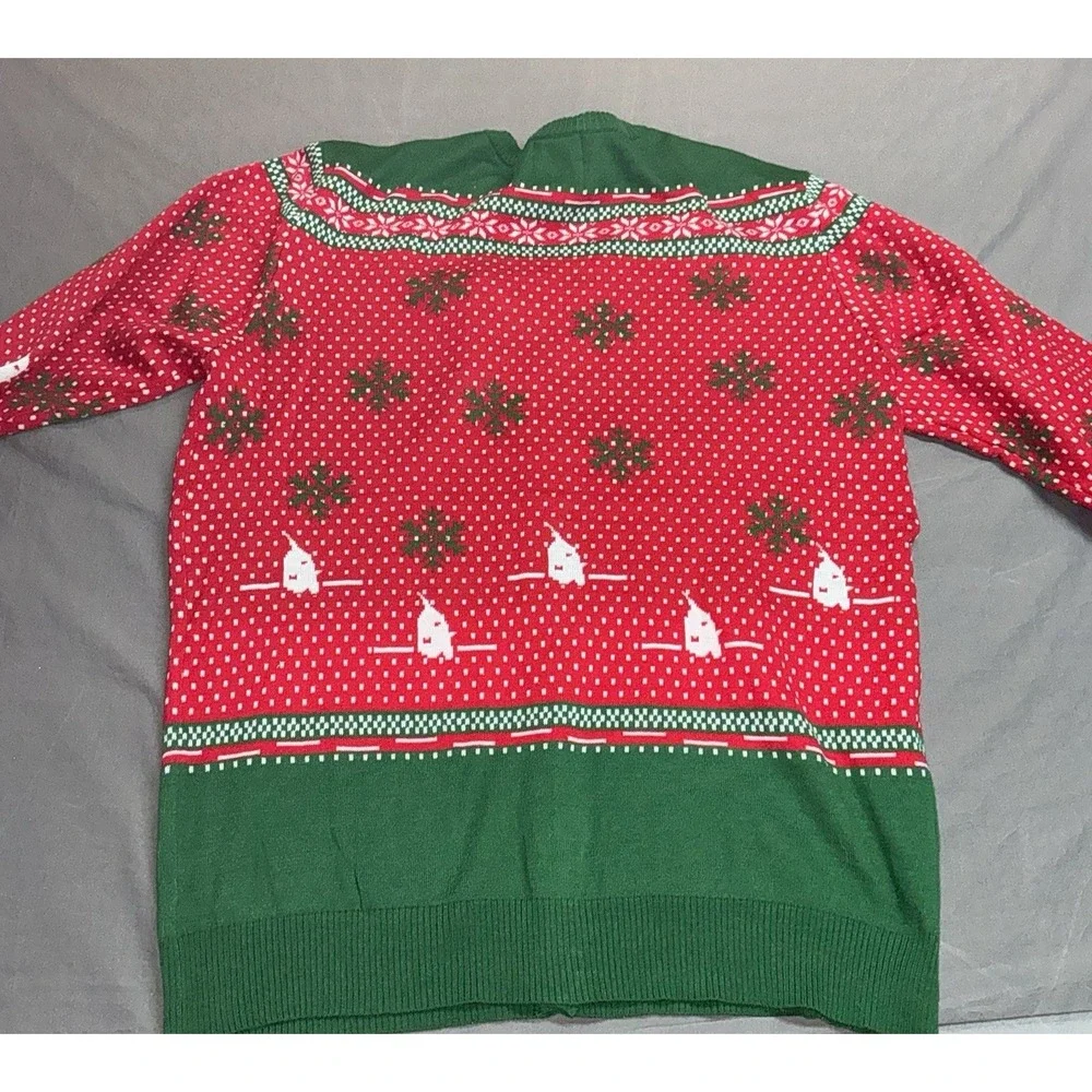 Elf OMG, Santa I Know Him! Ugly Christmas Sweater Men's XXL